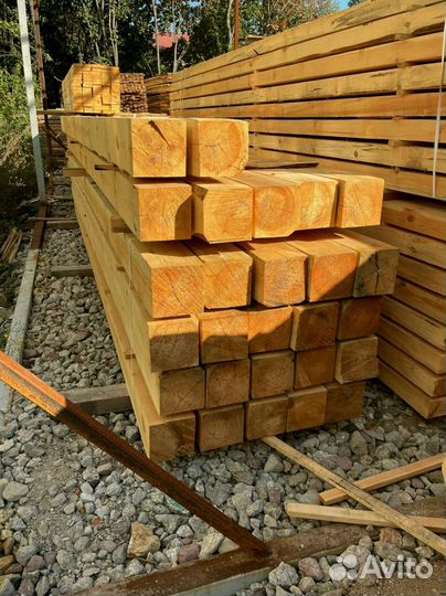 Брус обрезной 200х200х6000мм