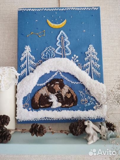 Картина вышитая ручная работа