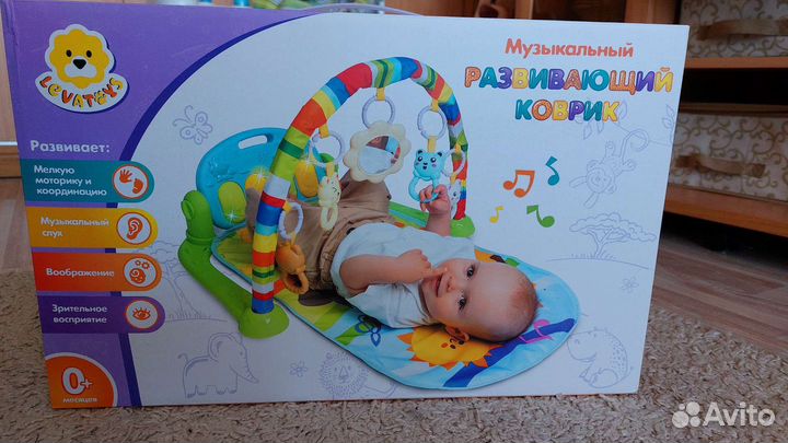 Музыкальный развивающий коврик