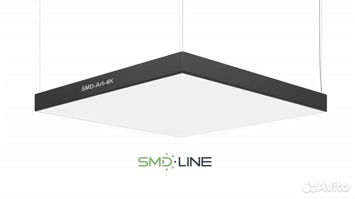 Светодиодная люстра в форме квадрата 900мм