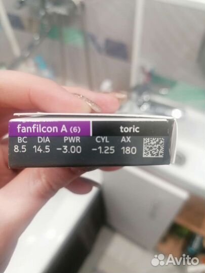 Контактные линзы астигматические (- 3/ - 1,25)