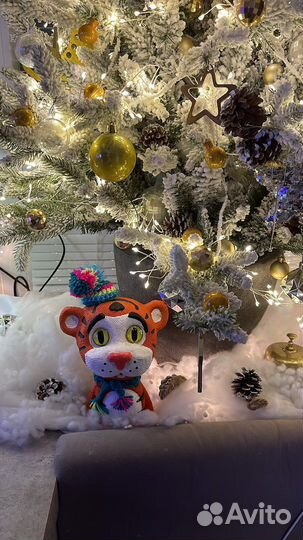 Елка новогодняя искуственная в горшке