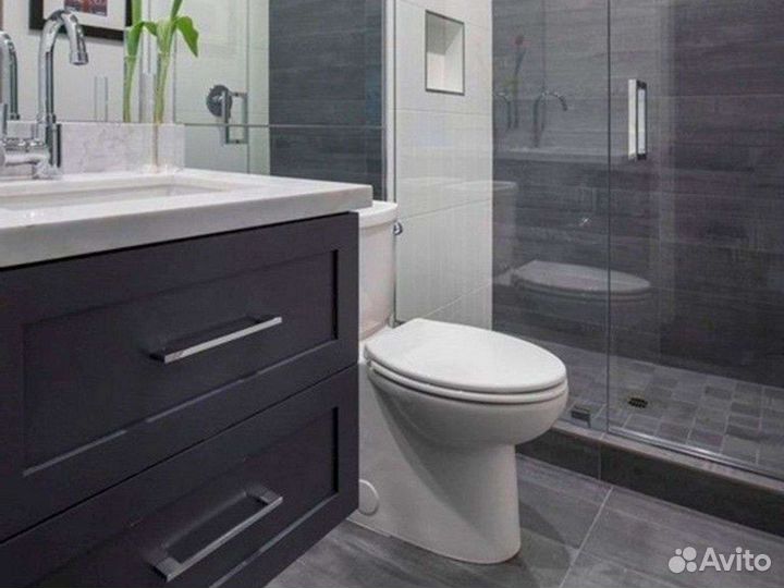 Ванная и туалет под ключ с гарантией