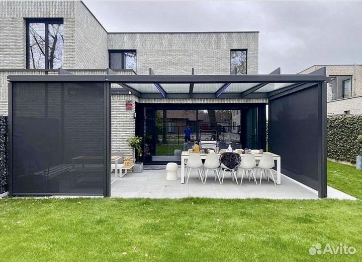 Навесы под ландшафтный дизайн