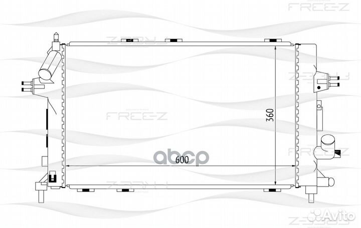 Радиатор KK0162 free-Z