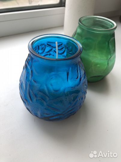 Свечи декоративные в стекле