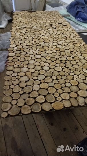Панно из можжевельника