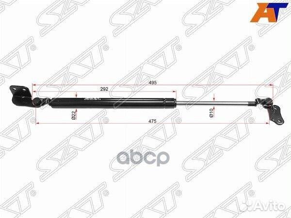 Амортизатор капота hyundai terracan 01-06 RH ST