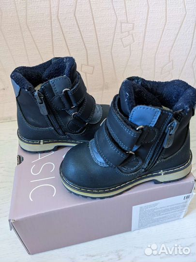 Ботинки зимние на мальчика 22 размер