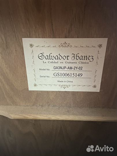 Классическая гитара Ibanez ga3njp-am