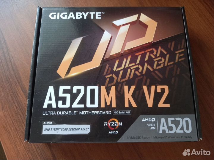 Материнская плата gigabyte a520m k v2