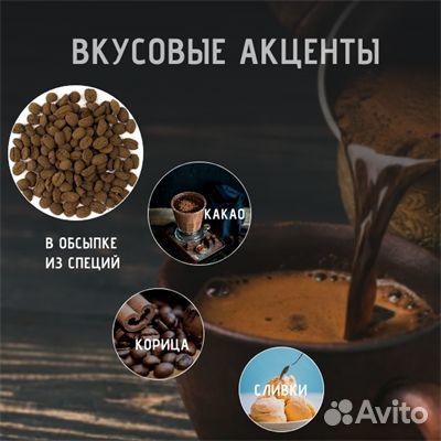 Кофе по-венски в натуральной обсыпке из специй