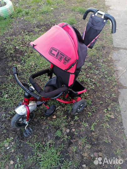 Детский велосипед с ручкой бу