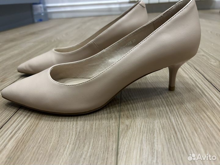 Туфли лодочки натуральная кожа