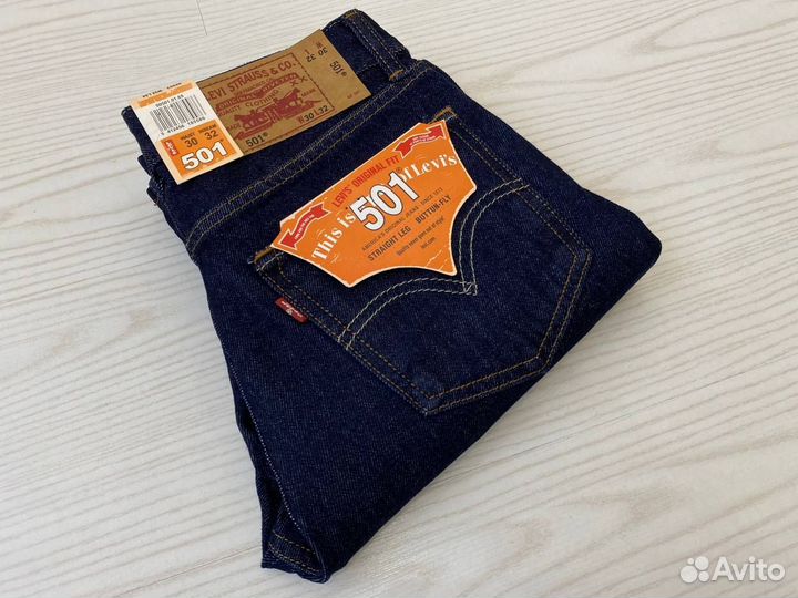 Джинсы мужские levis 501 индиго