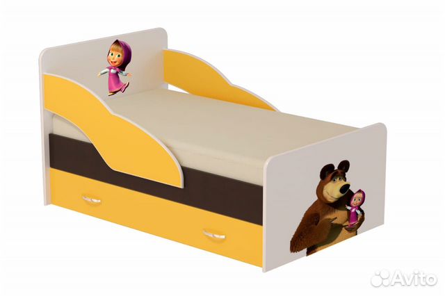 Кроватка детская - Малыш 2 (80*160) Маша