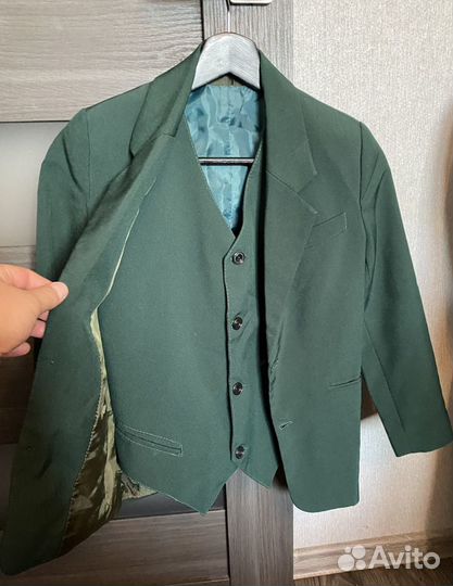 Школьная форма, костюм зелёный