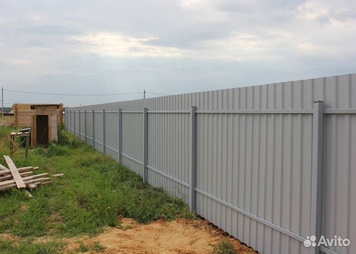 Забор из профлиста