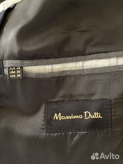 Костюм Massimo Dutti новый серый пр-во Португалия