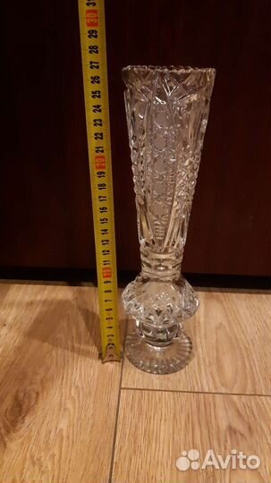 Ваза для фруктов, бокалы хрусталь