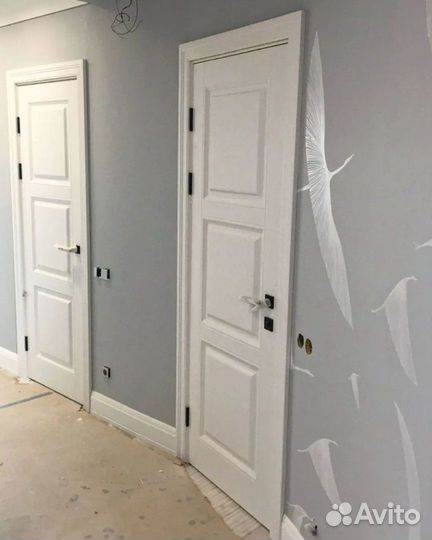 Межкомнатные двери пвх белые