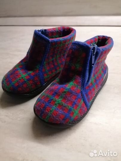 Детские ботиночки шерстяные