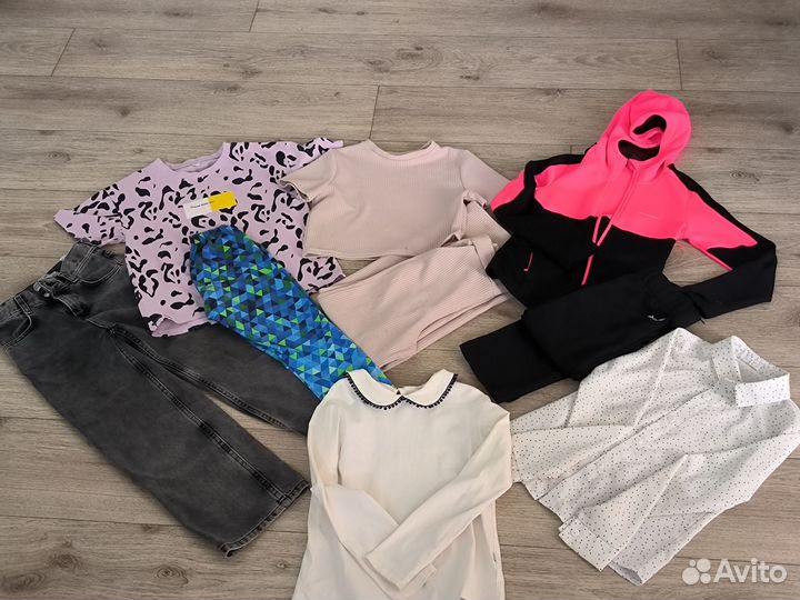 Вещи пакетом на девочку 128-134