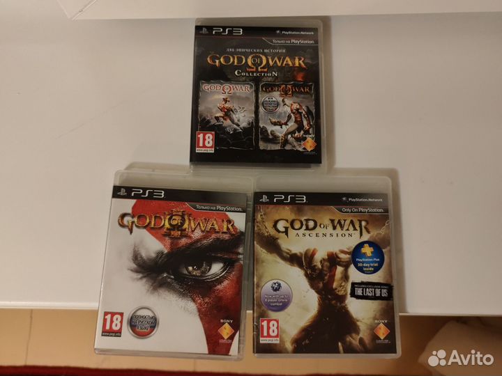 Игры на PS3 God of war,3диска