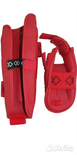 Защита голени и стопы khan фкр красная