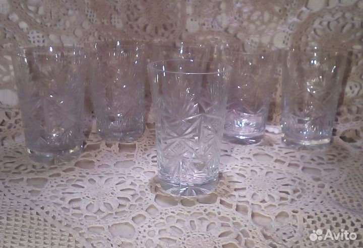 Стаканы для виски хрусталь подсвечник