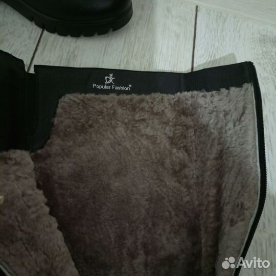 Сапоги зимние 35 натуральная кожа