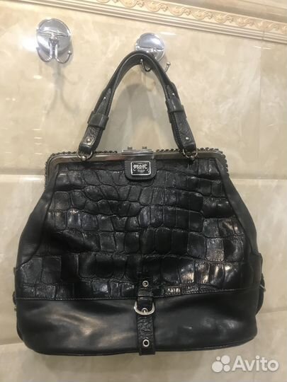 Сумка б/у, натуральная кожа, frnc, Италия