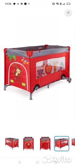 Детская кровать манеж с матрасом