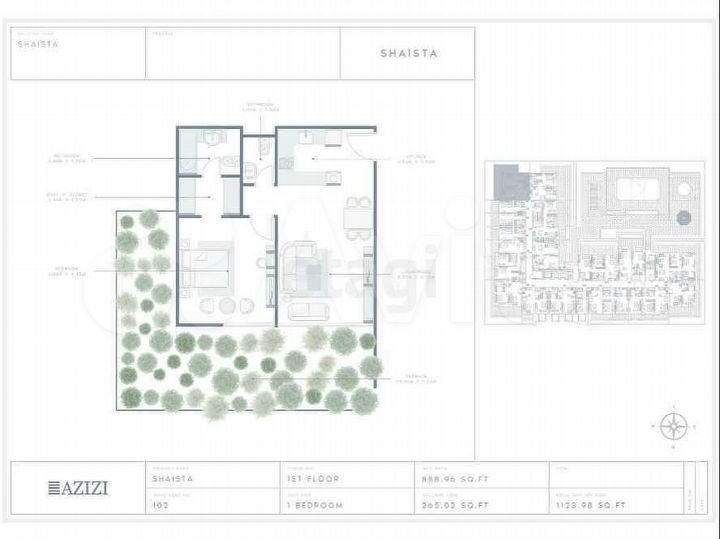 2-к. квартира, 104,4 м² (ОАЭ)