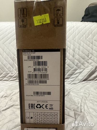 Ноутбук Acer Extensa 15EX215-33 Gray. Новый