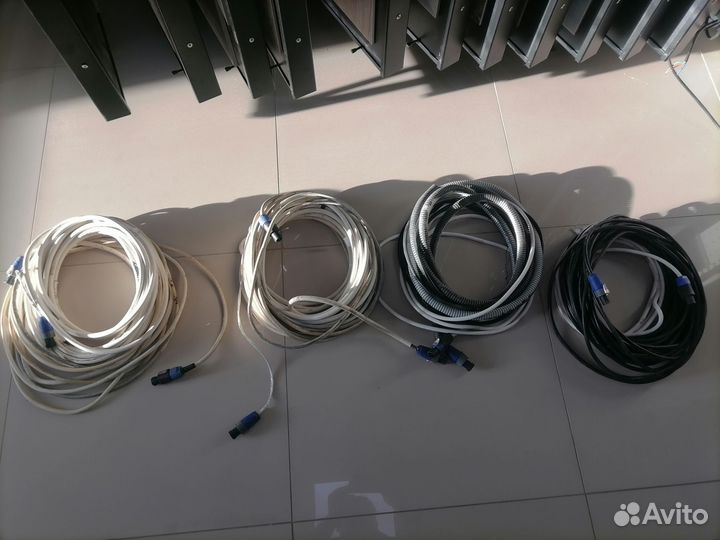 Акустические провода XLR AUX TRS Rca Hdmi Speakon