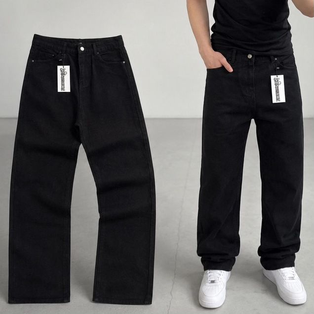 Джинсы широкие прямые Zara type jeans