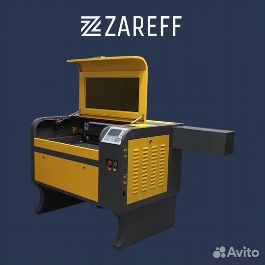 Лазерный станок Zareff Ruida 600х400мм 60x40 130W