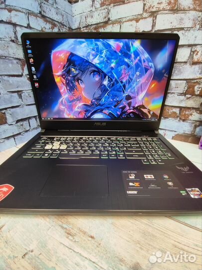 Игровой ноутбук asus tuf gaming/ Экран 17 дюймов