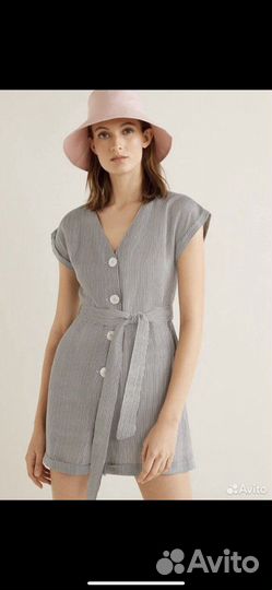 Комбинезон льняной mango