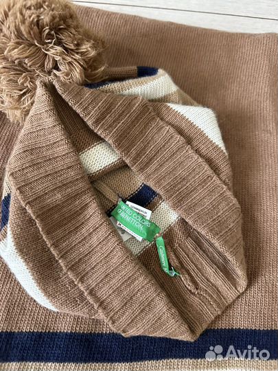 Комплект женская шапка и шарф