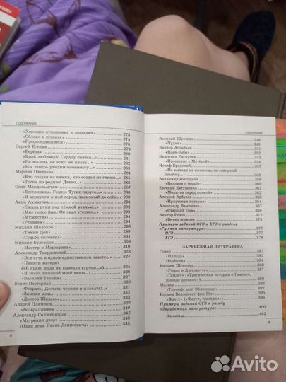 Справочник для подговки к огэ по литературе