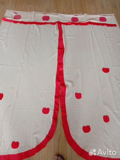 Штора и тюли бу для дачи