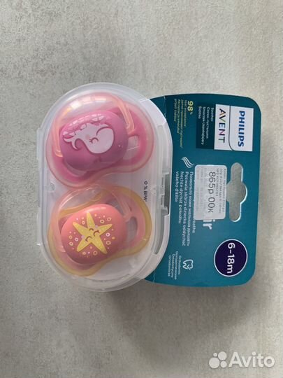 Пустышка avent 6 18