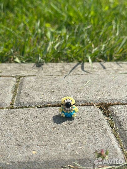 Амигуруми из бисера миньон