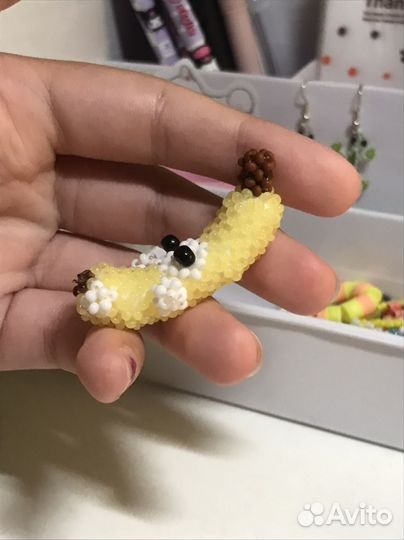 Аминуруми кот в костюме банана