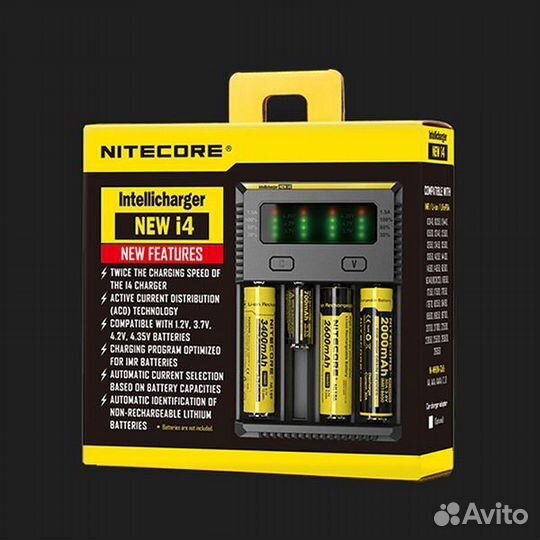Зарядное устройство Nitecore New i4