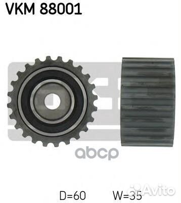 Ролик обводной ремня грм VKM88001 Skf