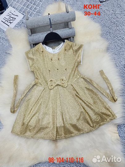 Новое красивое платье на 3-4-5 лет