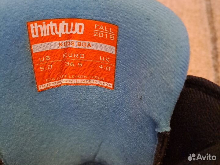 Сноубордические ботинки детские thirtytwo